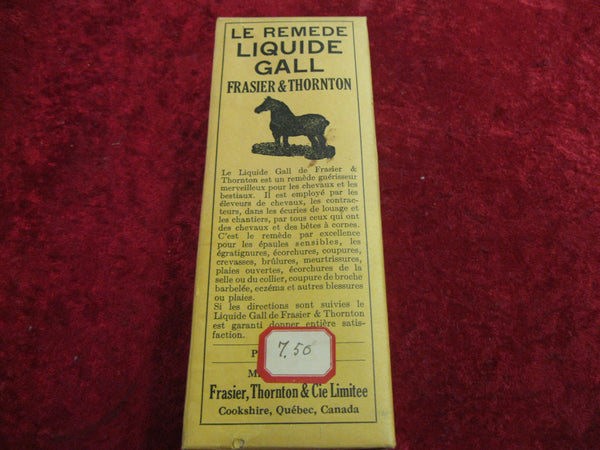 1920's Liquid Gall Remedy Shop Display Packet