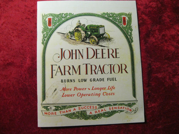John Deere Farm Tractor Catalogue