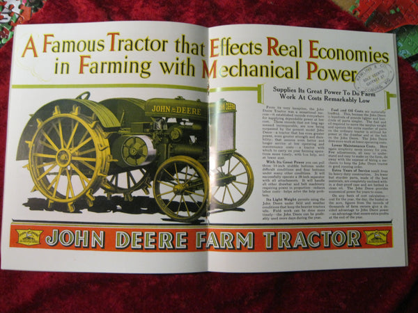 John Deere Farm Tractor Catalogue
