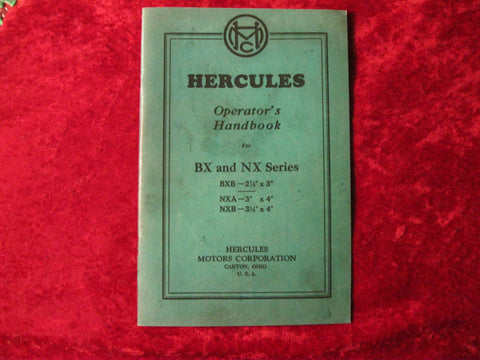 Hercules Operator's Handbook