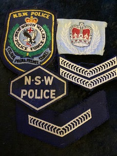 Group of Police Patches