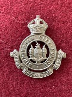 Birmingham City Police Cap Badge