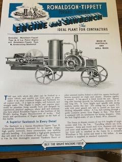 Ronaldson - Tippett Engine and Sawbench Pamphlet