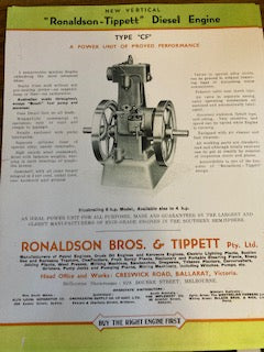 Ronaldson - Tippett Diesel Engine