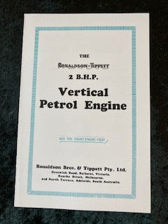 Ronaldson - Tippett Vertical Petrol Engine