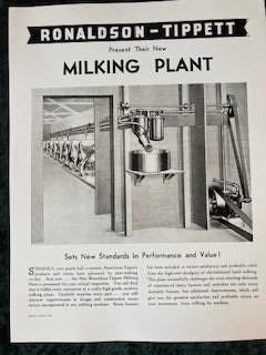 Ronaldson - Tippett Milking Plant Flyer