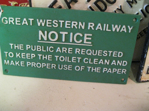 Great Western Railway Notice