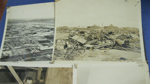 Original Photos of Bombed Japanese Air Base 1946.
