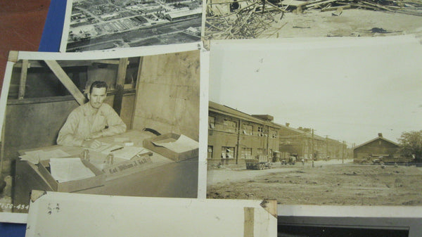 Original Photos of Bombed Japanese Air Base 1946.