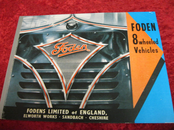 Foden - 8 Wheeled Vehicles Catalogue