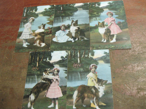 Five German Postcards