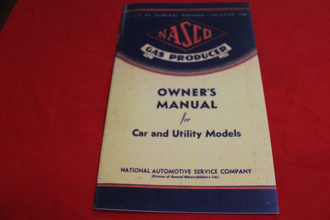 NASCO Gas Producer Owner's Manual