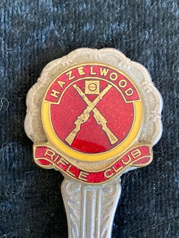 Hazelwood Rifle Club Enamel Teaspoon