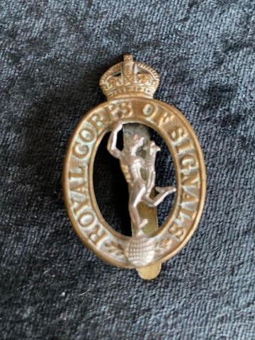 1920 - 1947 - Royal Signal Corps Badge