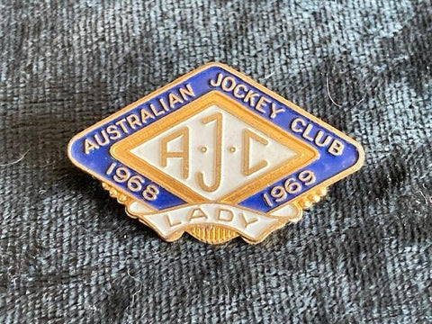 1968-69 Australian Jockey Club Member's Badge