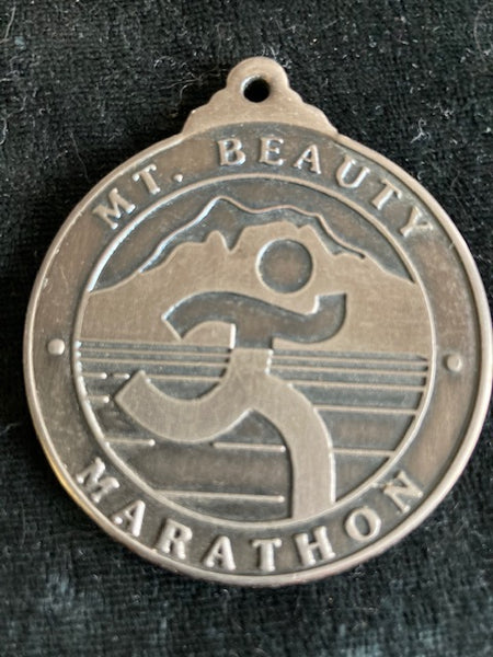 Mt Beauty Marathon Prize Medal