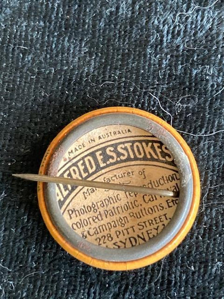 1918 - Australian Lloyd George Button Badge