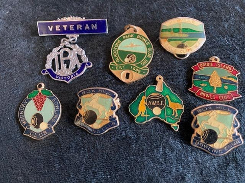 8 - Assorted Bowling Club Badges