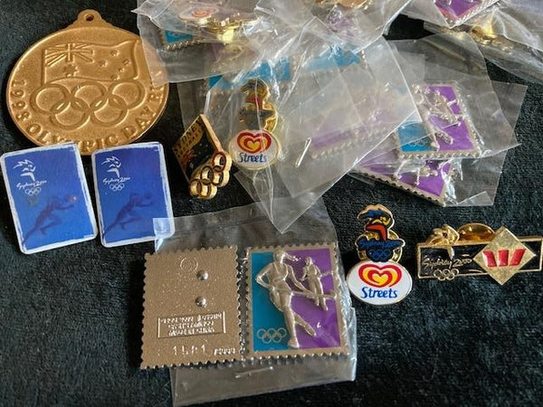 Assorted Lot of Olympics Badges and Fobs