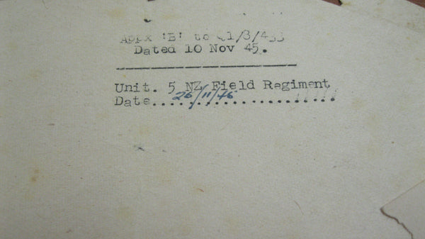 Original WW2 Rail Movement Order - { Rail Ticket }