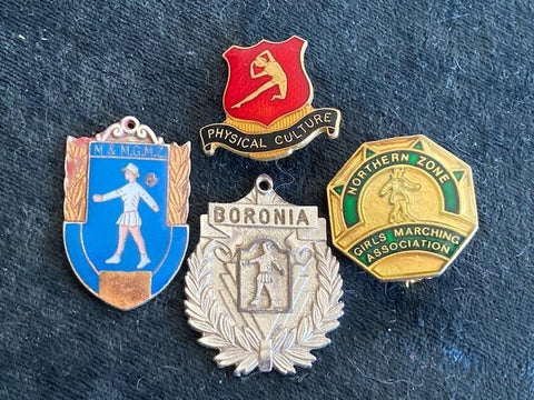 Marching Girls Badges & Fobs