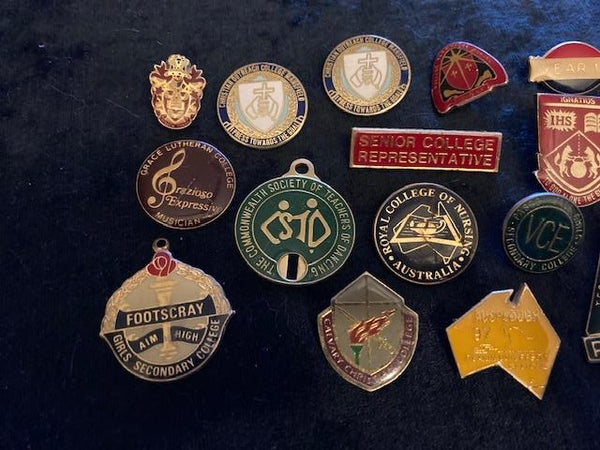 Mixed Lot of School & Collage Badges