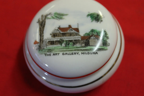 The Art Gallery Mildura Souvenir Ware Trinket Box