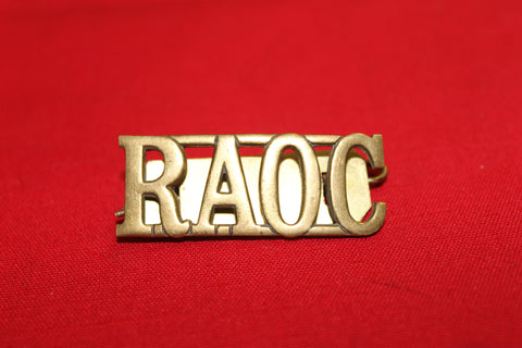 RAOC Shoulder Title