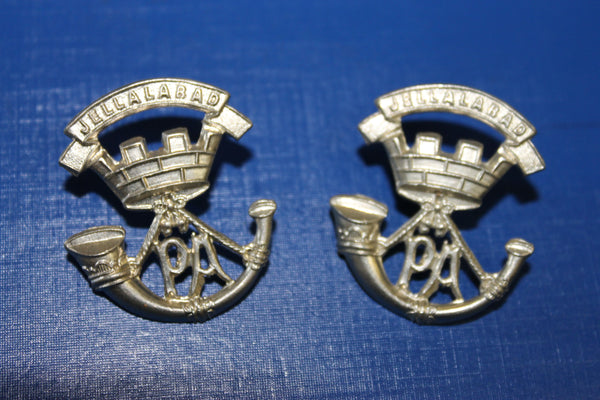 Somerset Light Infantry Collar Badge Pair