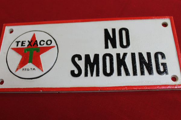 Texaco No Smoking Sign