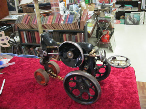Recycled Art Traction Engine