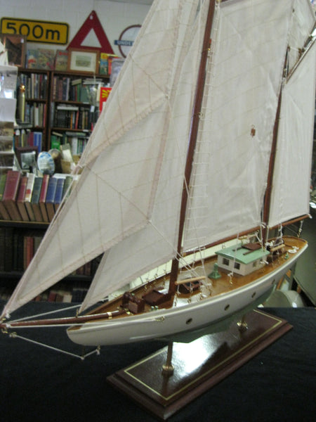 Wooden Yacht Model
