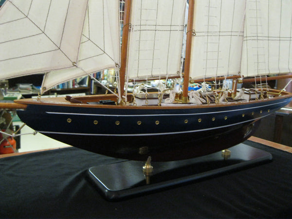 70 cm Wooden Yacht Model