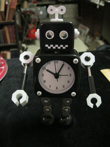 Black Robot Clock