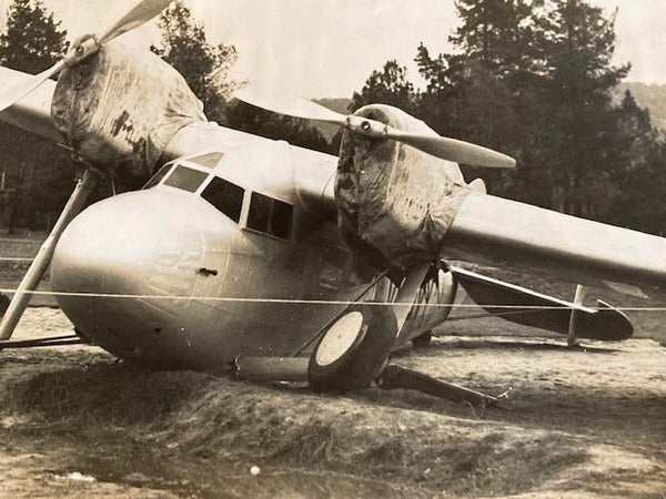 Large Tugan Gannet Plane Crash at Gosford NSW Photo