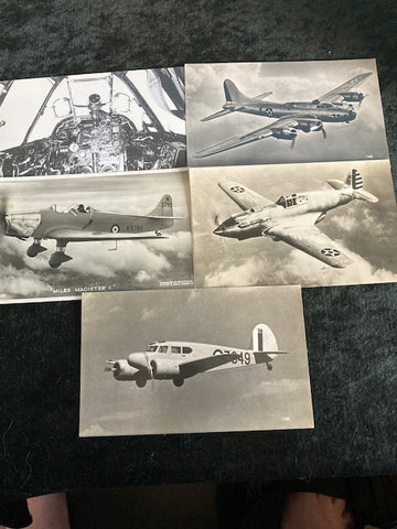 Group of Aircraft Photo Cards