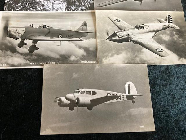 Group of Aircraft Photo Cards
