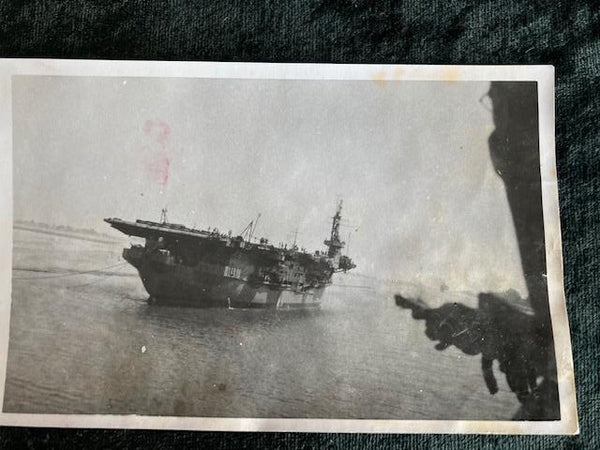 WW2 - Photo of Listing Aircraft Carrier