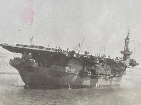 WW2 - Photo of Listing Aircraft Carrier