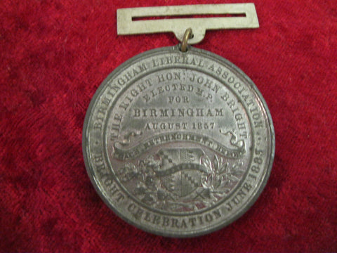 1883 - Birmingham Liberal Association Medal