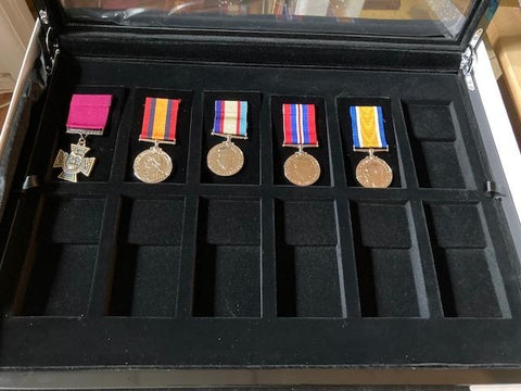 New - High Quality Medal Case & Medals