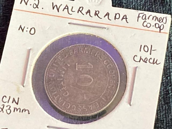 NZ - Walrarapa Co-Op Ten Shilling Token