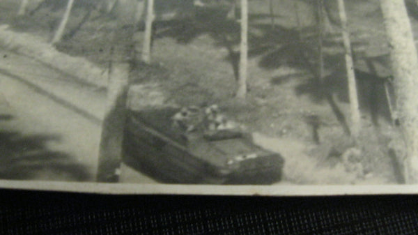 Original WW2 Military Camp Photo .