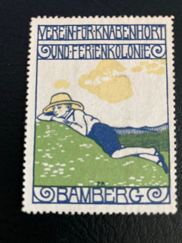 German - Bamberg Holiday Camp Poster Stamp