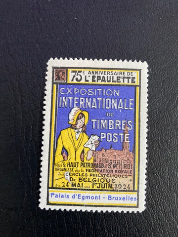 1924 - Belgium Expo Poster Stamp