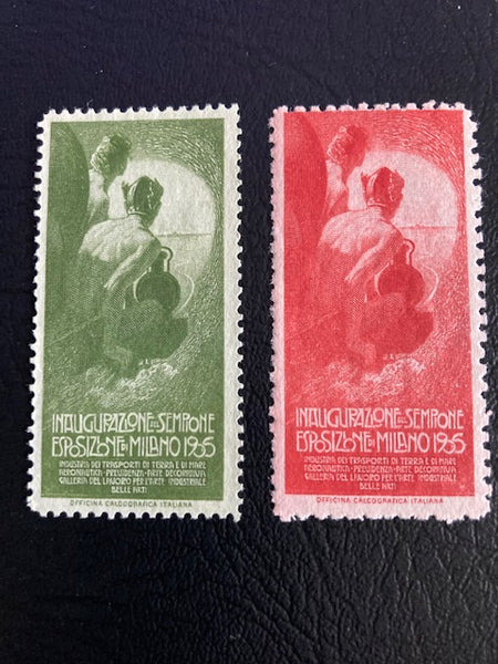 1905 - Italian International Exhibition  Poster Stamps