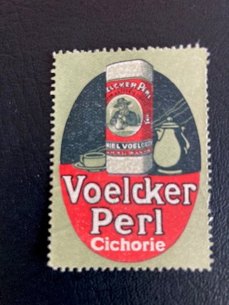 Voelcker Chicory Poster Stamp - 1918