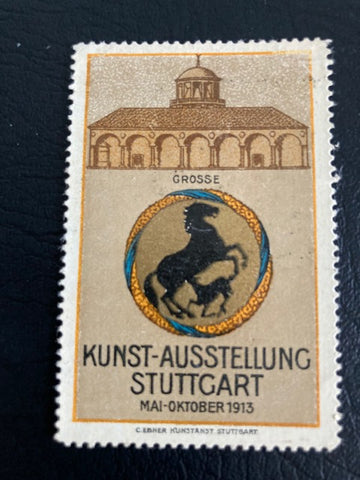 1913 - Stuttgart Art Expo Poster Stamp