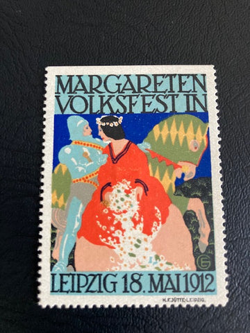 1912 - Leipzig Festival Poster Stamp