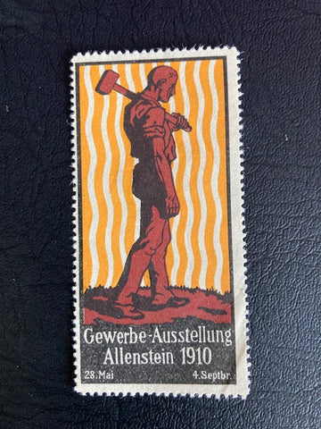 1910 - German Exhibition Poster Stamp